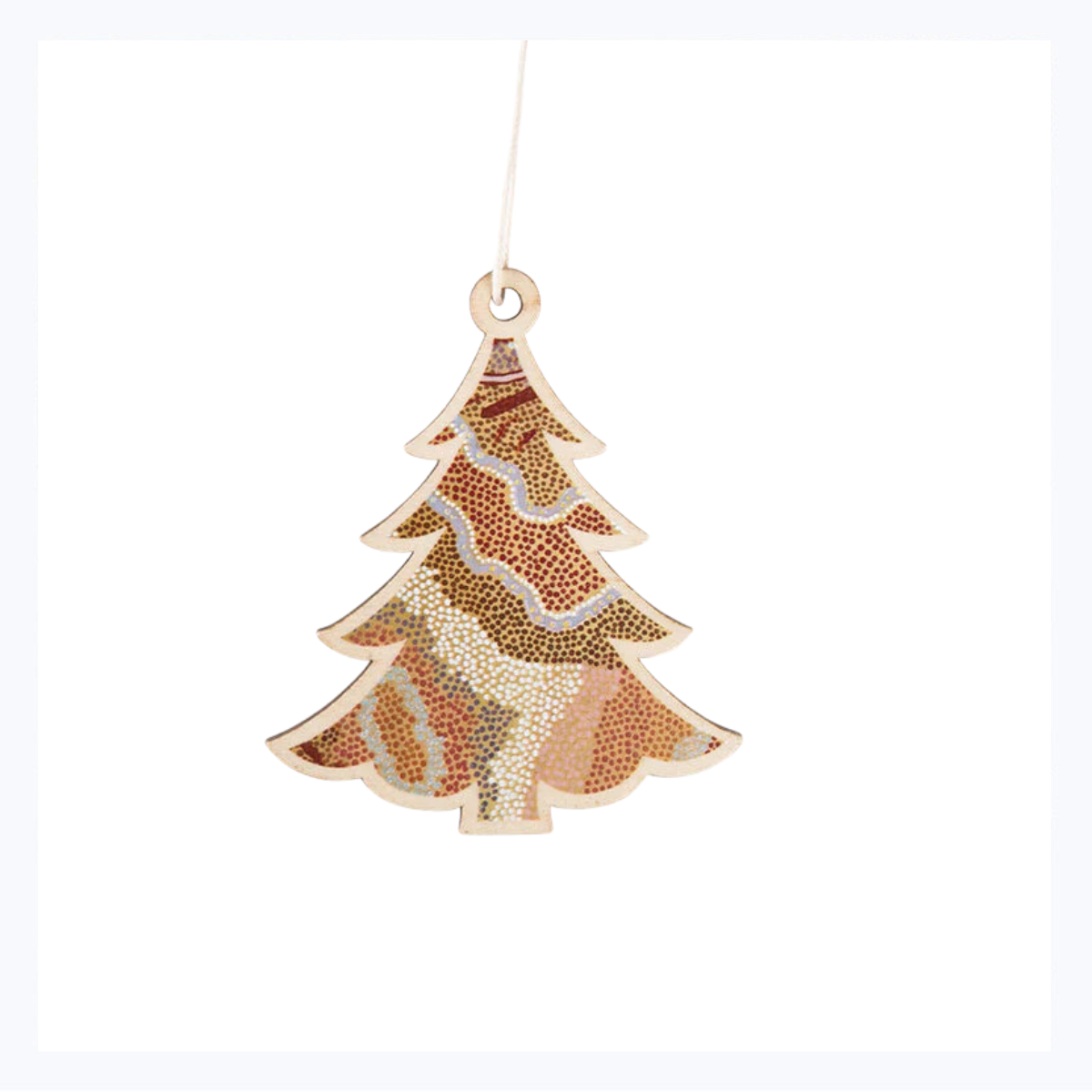 Aboriginal Christmas Tree Decoration Salt Water Lake