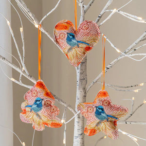 Australian Christmas Ornaments - Blue Wren