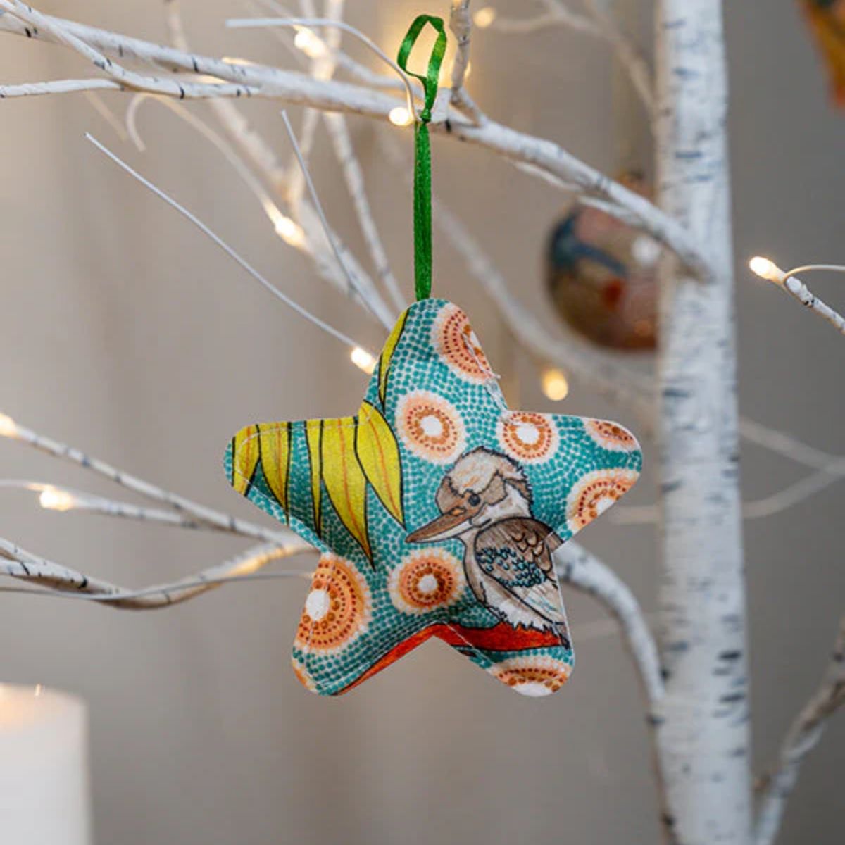 aboriginal-christmas-decoration-kookaburra-set-bag-tree-bauble