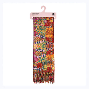 Aboriginal Scarf - Wild Flowers