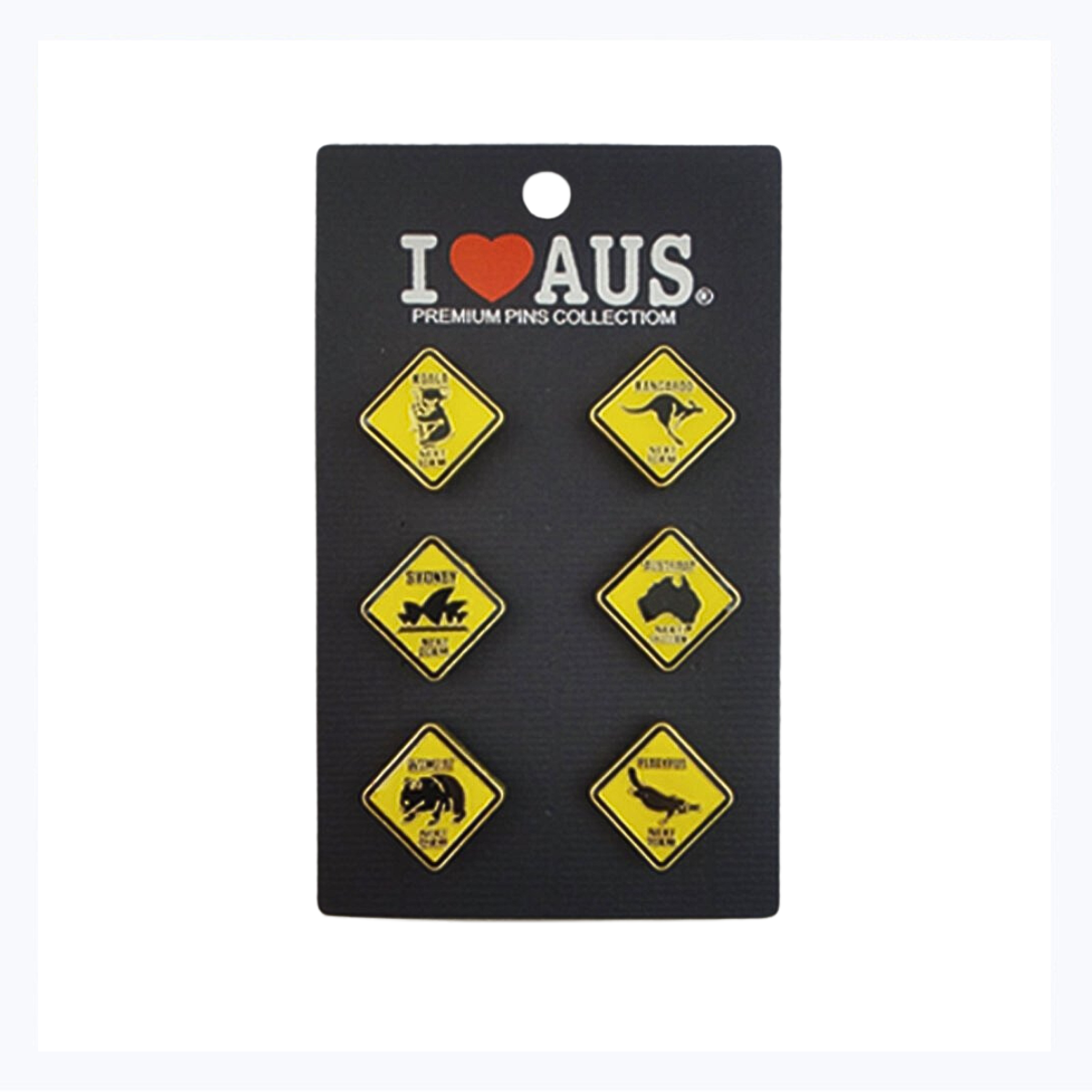 Australian Assorted Road Sign Pins