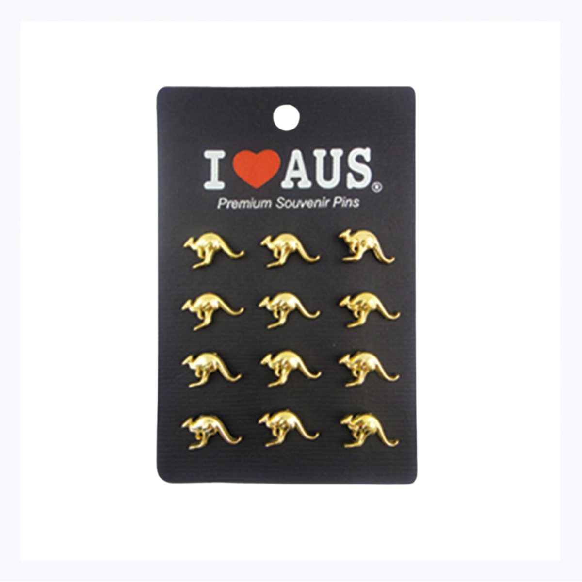 Australian Golden Kangaroo Pins  