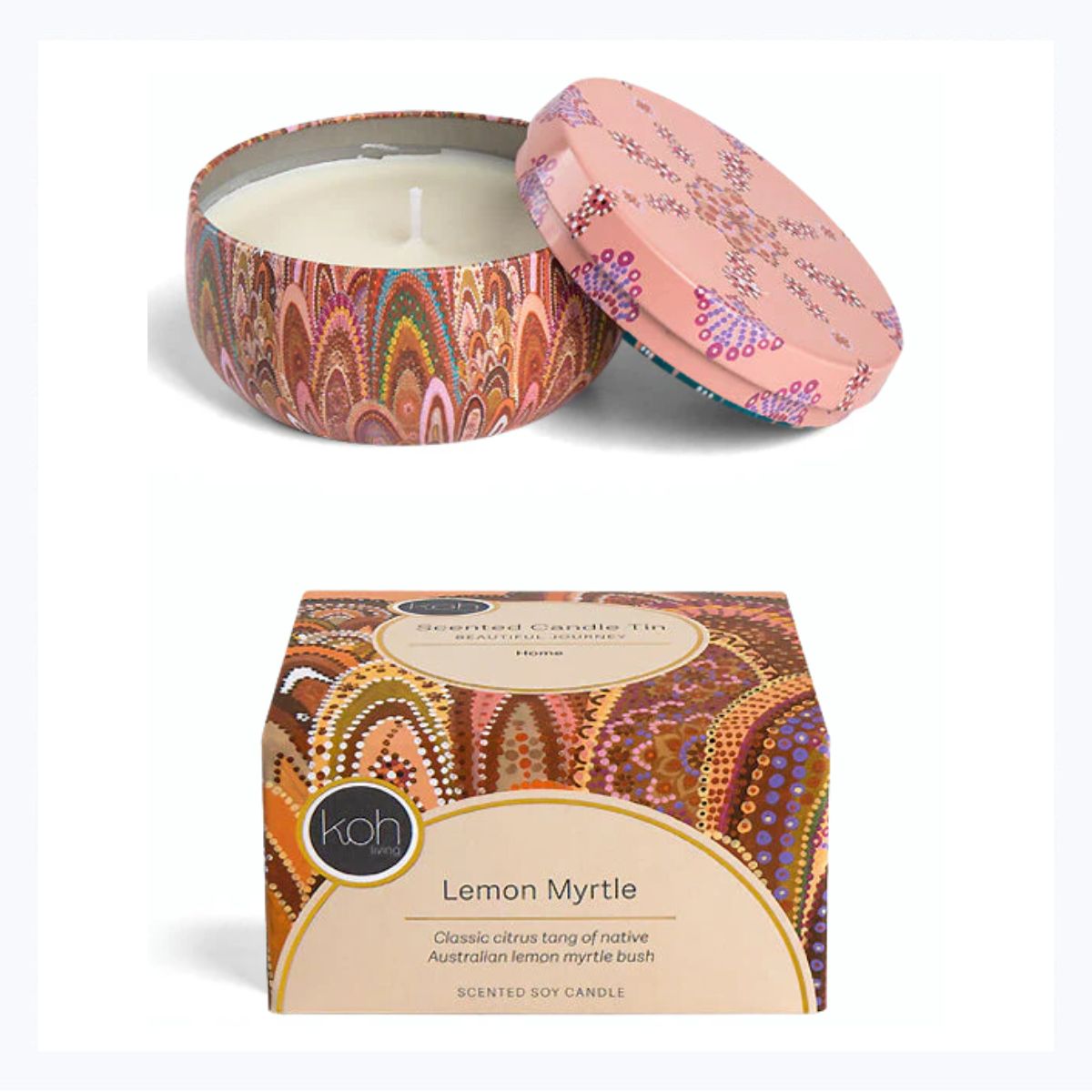 Aboriginal Candle Lemon Myrtle 