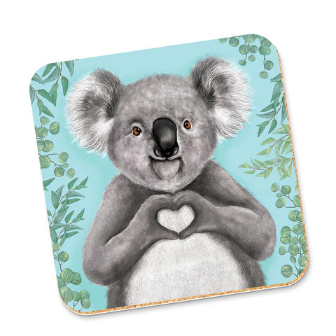 Coaster Single - Bob the Koala (Blue)