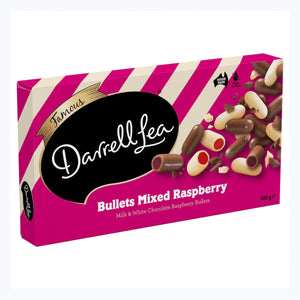 darrell lea christmas box chocolate bullets mixed raspberry