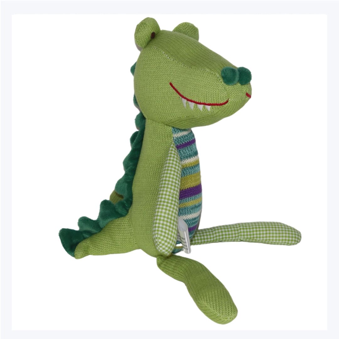 plush toy crocodile strip knit n plush