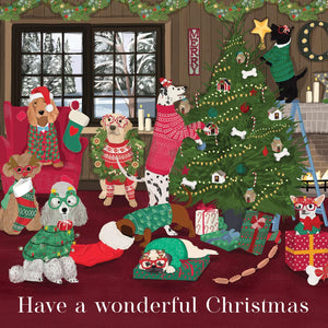 family-of-dogs-around-Xmas-tree