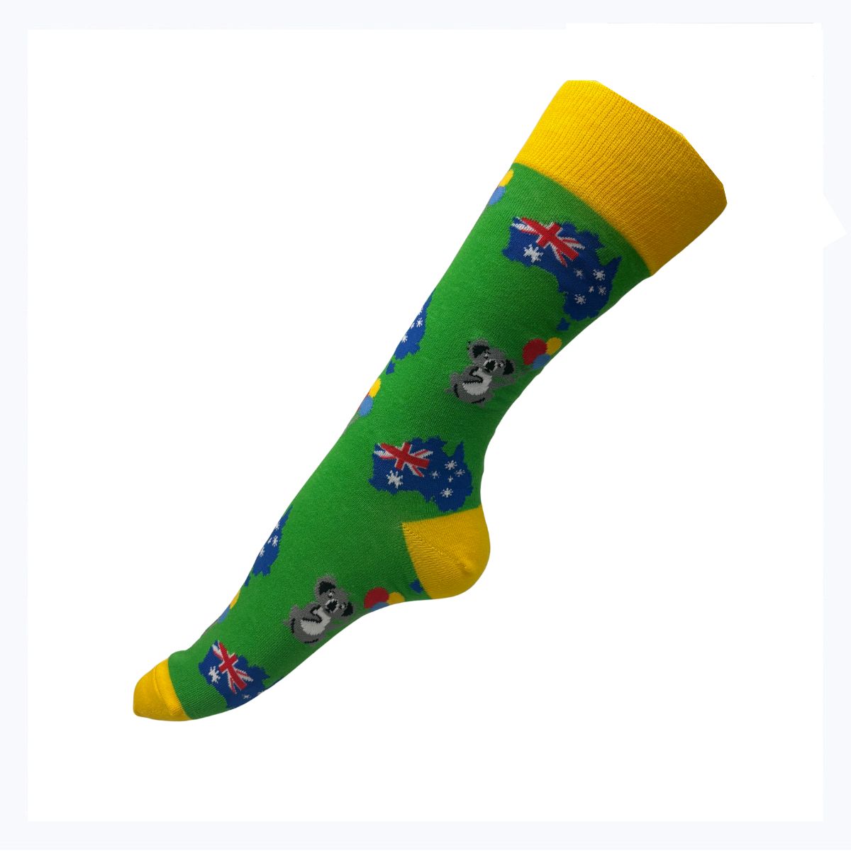Sock-Society-Koala-Australia-Green