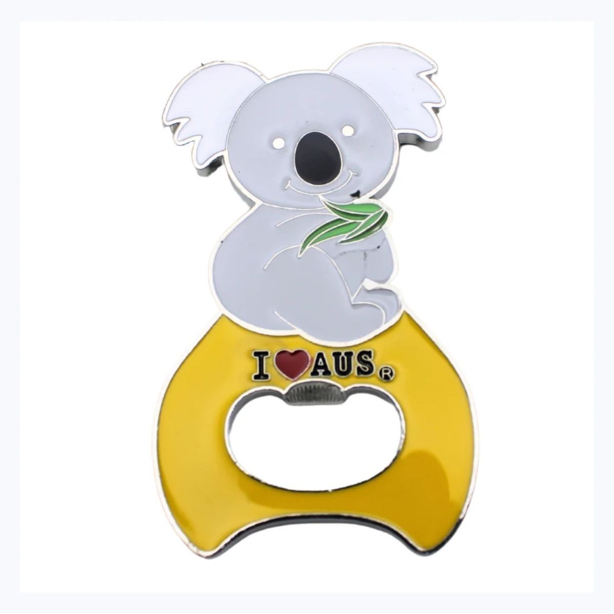 Koala-bottle-opener-magnet-yellow