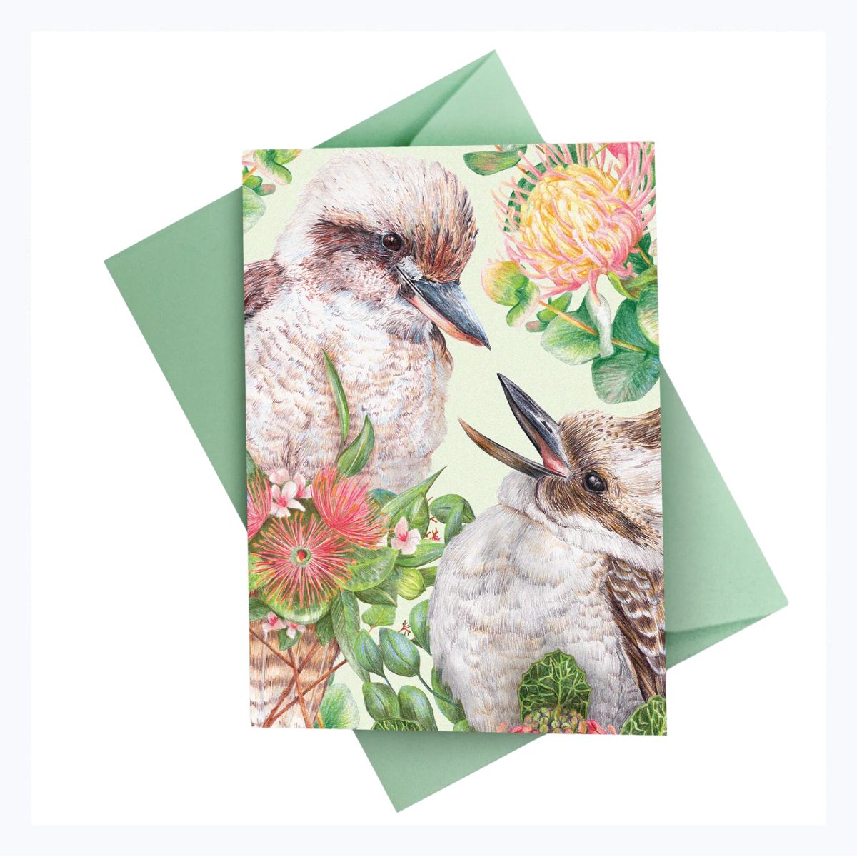 Greeting Card Laughing Kookaburra