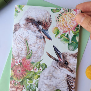 Greeting Card Laughing Kookaburra