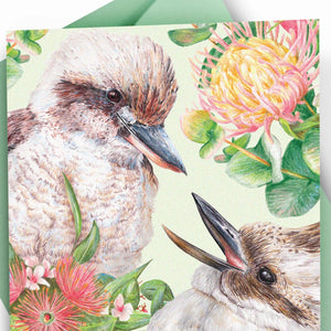 Greeting Card Laughing Kookaburra