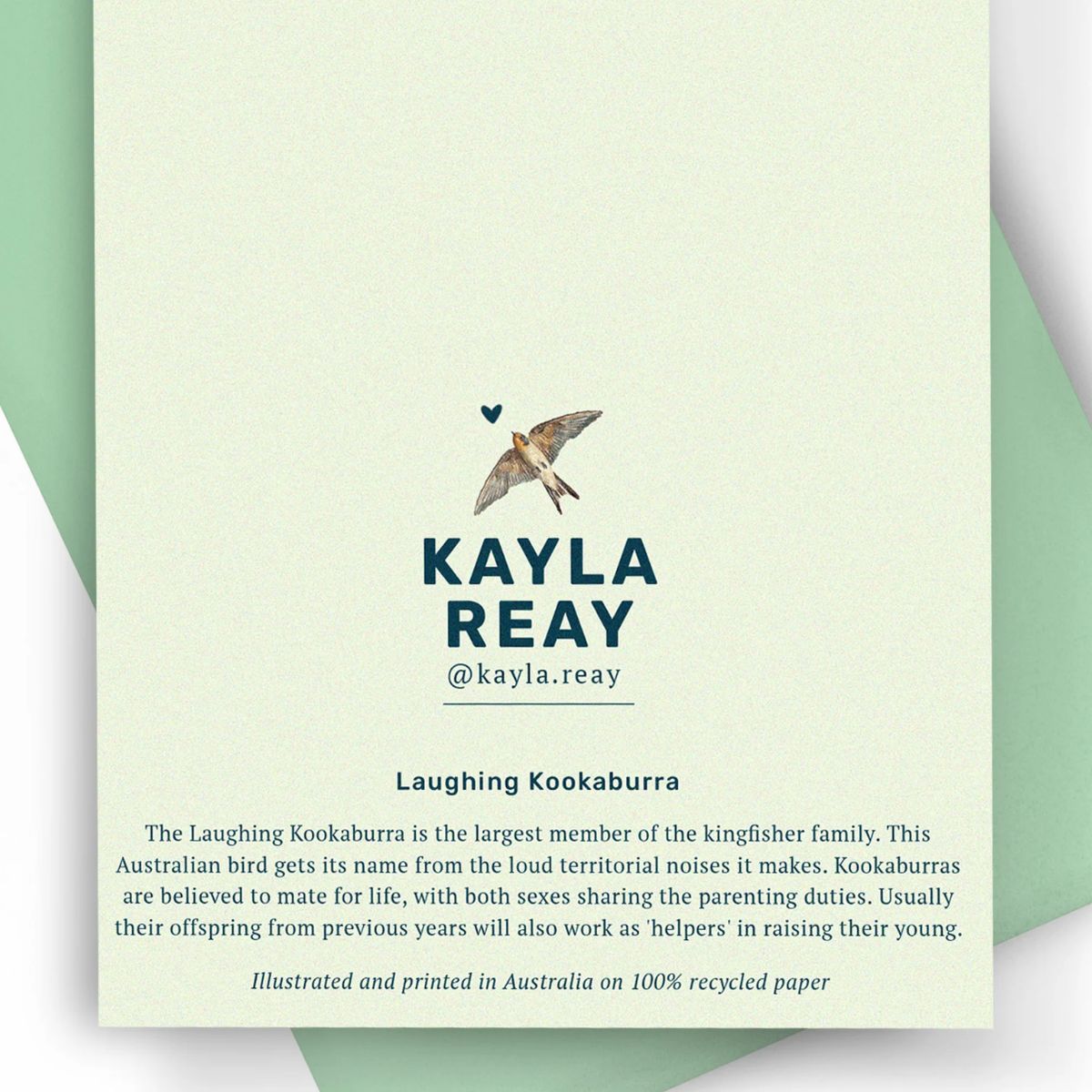 Greeting Card Laughing Kookaburra