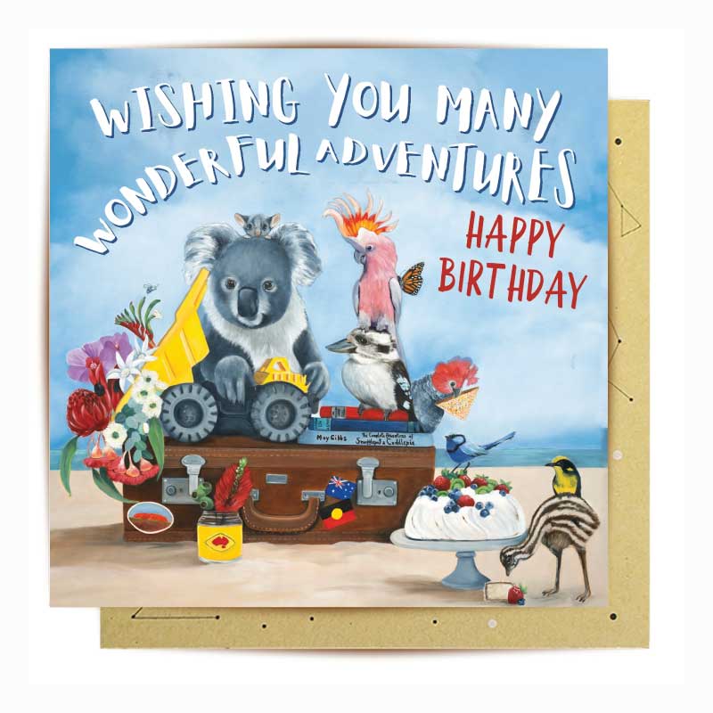 La La Land Card - A Land Down Under Birthday