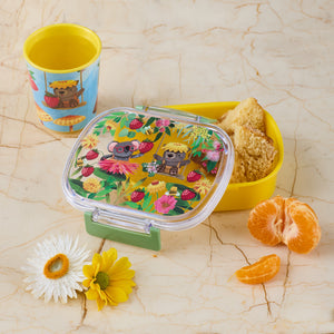 kids lunch box bush party melamine koala wombat