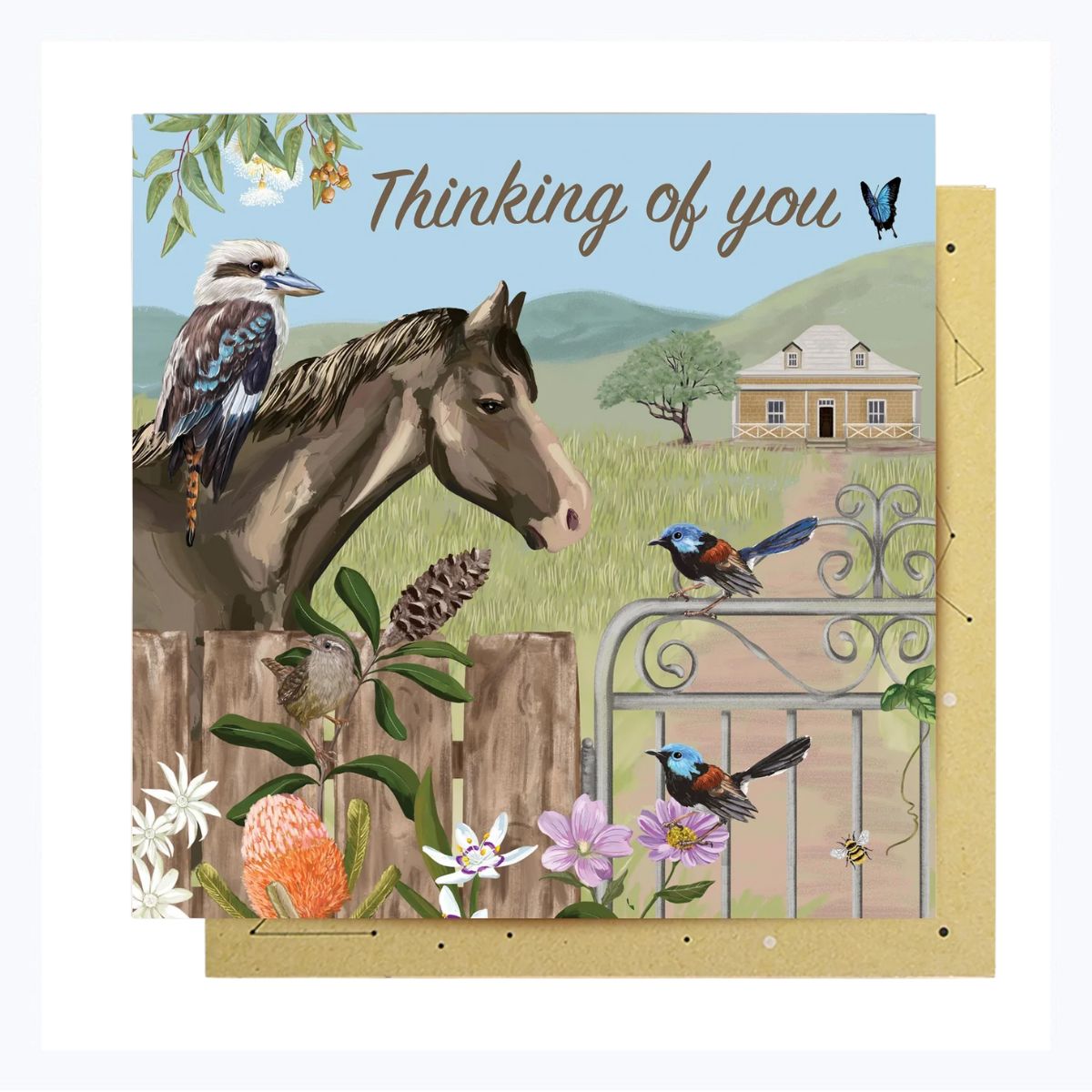 la-la-landbackcountry-landscape-greeting-card