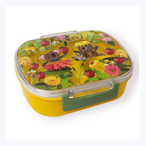 kids lunch box bush party melamine koala wombat