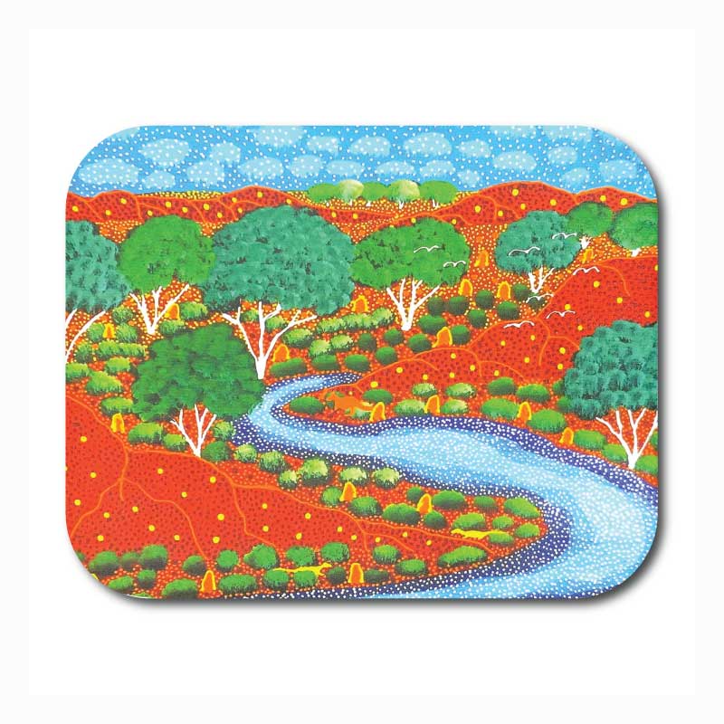 Mousepad aboriginal design - Selina Teece Pwerle My Country