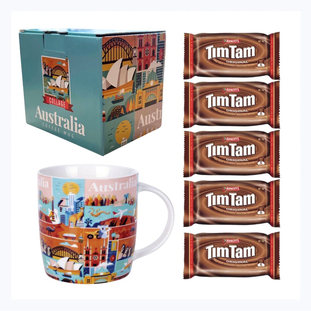 Mug - Australian Collage Chocolate Love