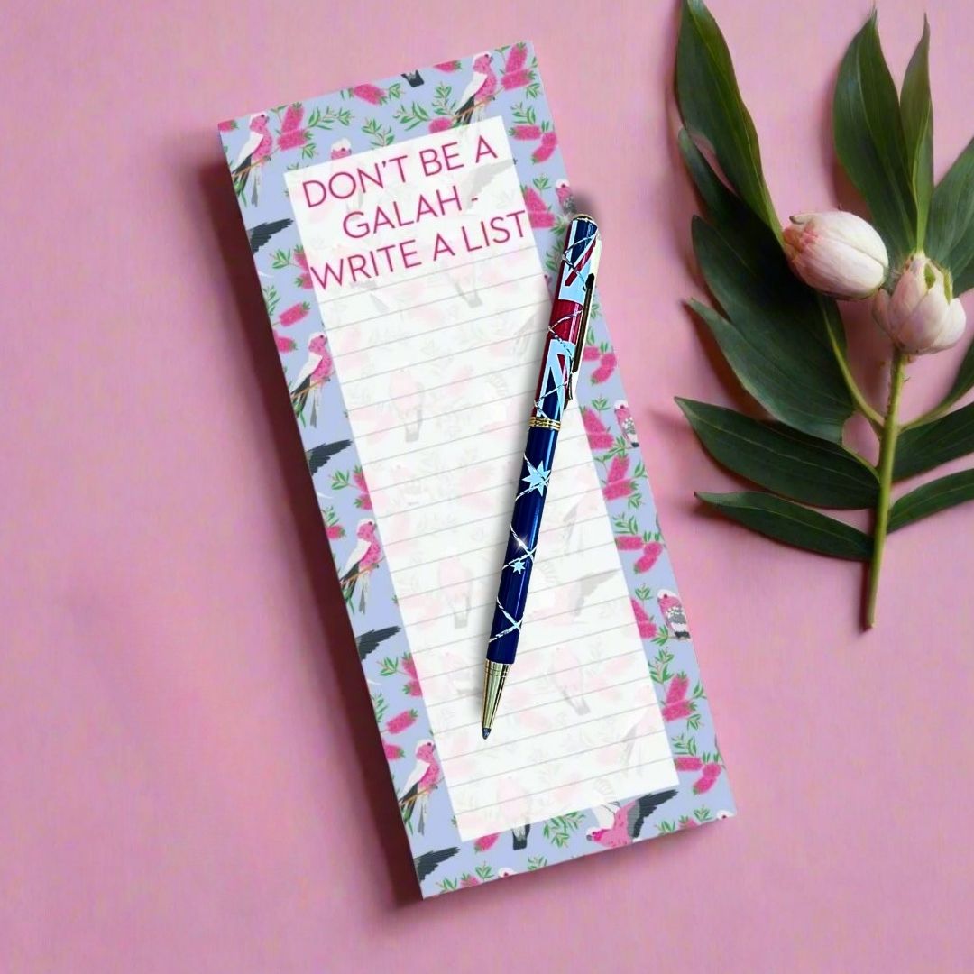 Pen - Aussie Flag Biro - Diamond Cut