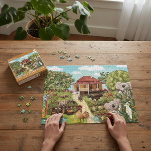 Garden-giggles-puzzle-complete-on-table