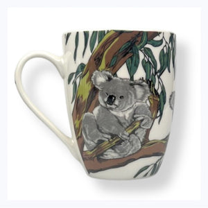 souvenir mug koalas in gum tree