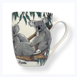 souvenir mug koalas in gum tree