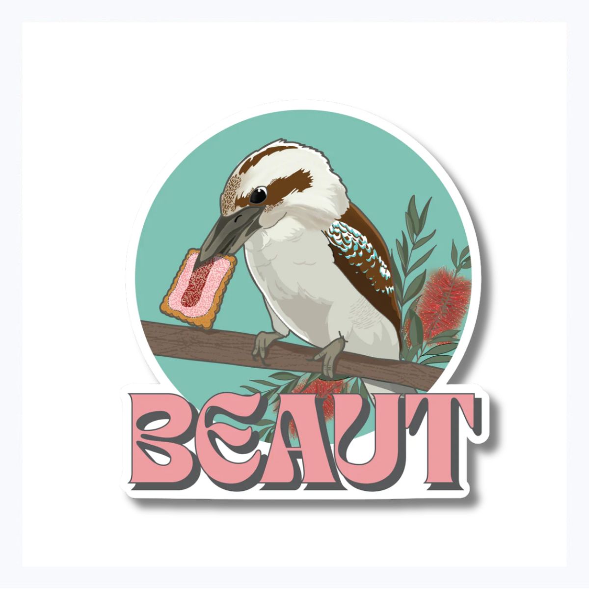 Sticker_kookaburra_beaut_vovo