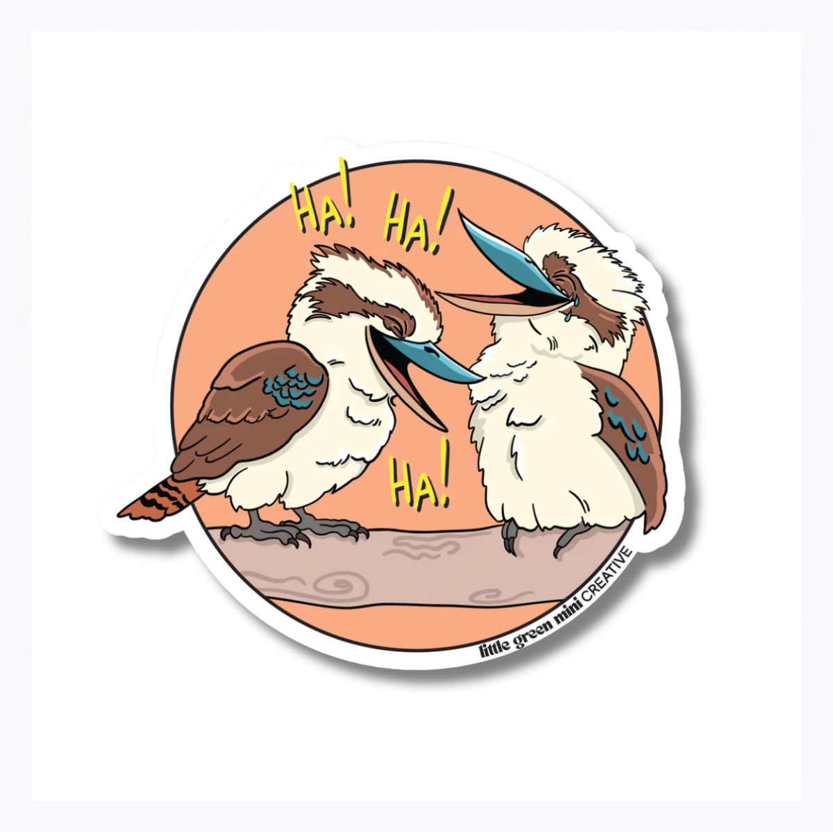 Sticker - Laughing Kookaburras