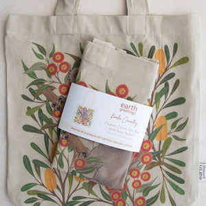 Tote Bag with Pocket Koala Country