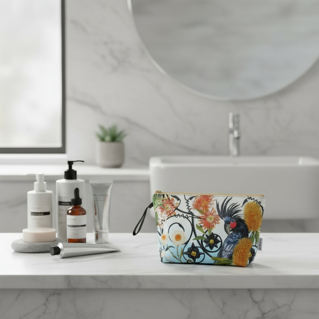 travel-pouch-on-bathroom-counter