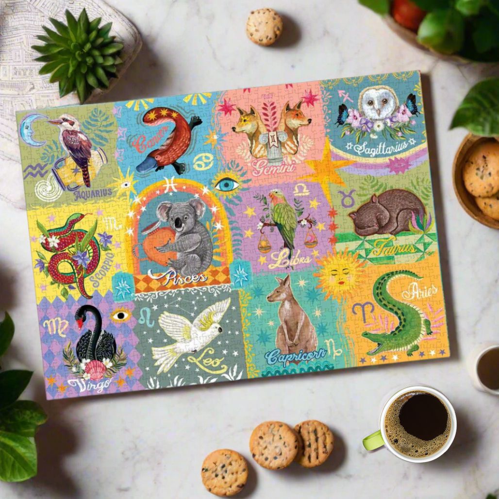 jigsaw-puzzle-la-la-land-astrology-australia-koala-kookaburra