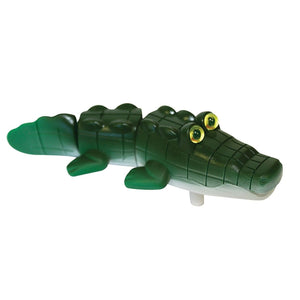 croc wind up toy green