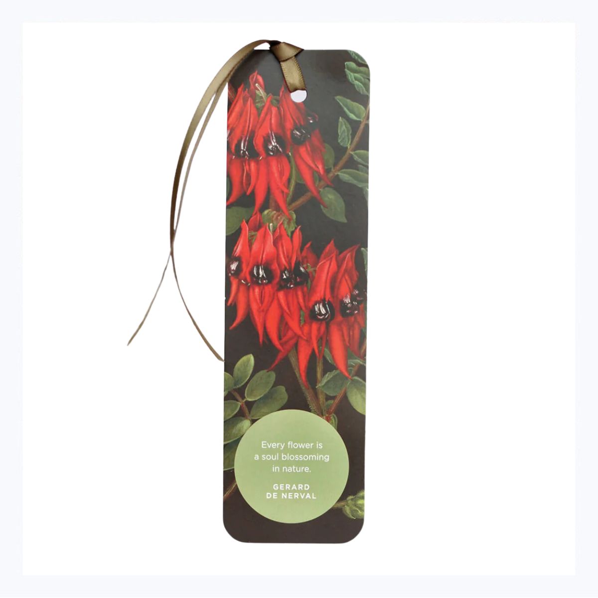 Australian-bookmark-Sturt-Pea