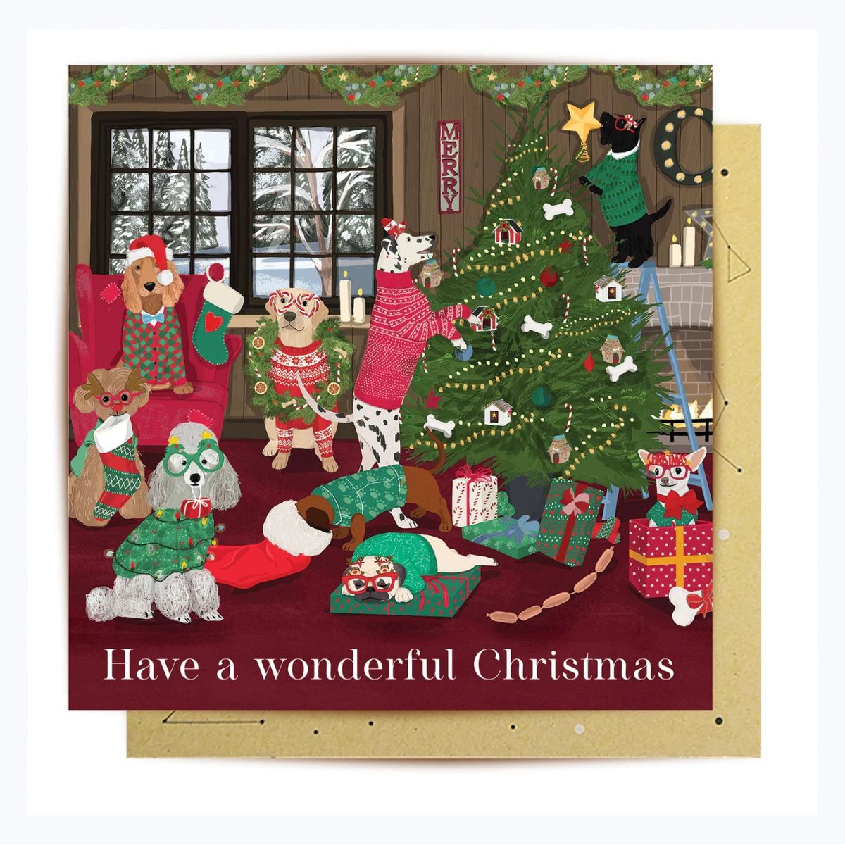 Australian-Xmas-ard-Single-Family-In-Christmas