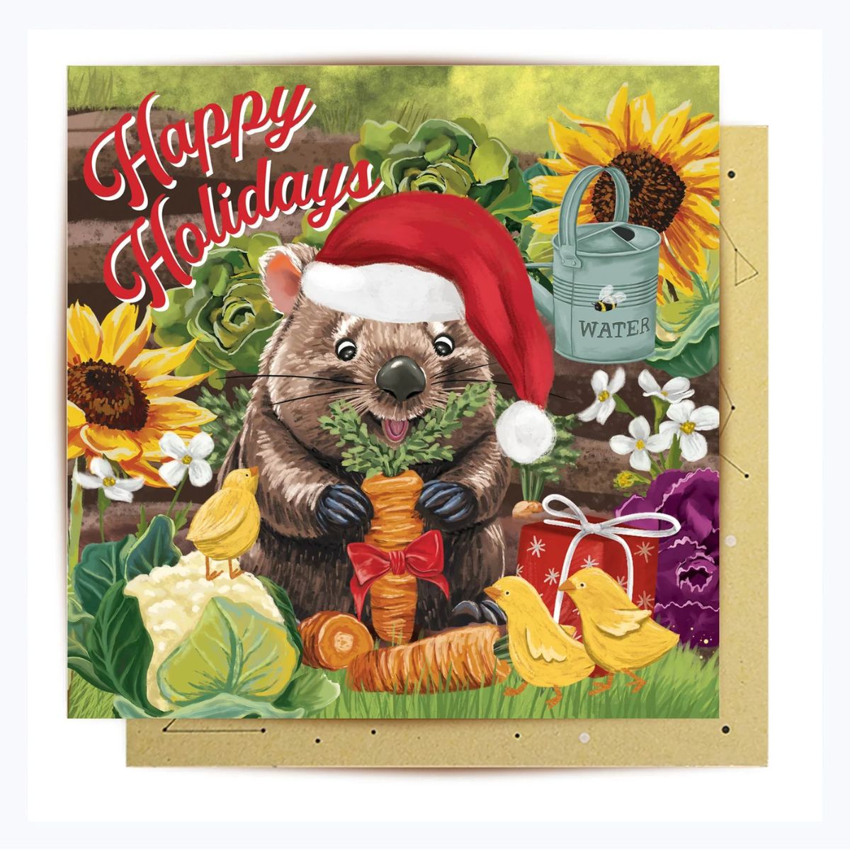 Xmas-card-single-Santa-wombat