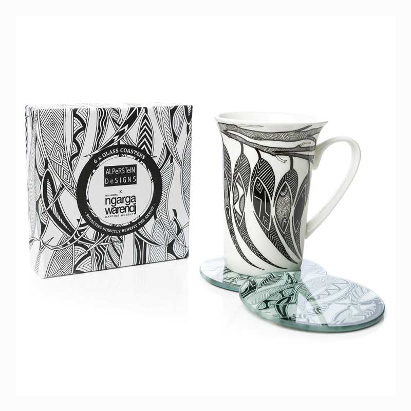 aboriginal-art-coaster-dancing-wombat