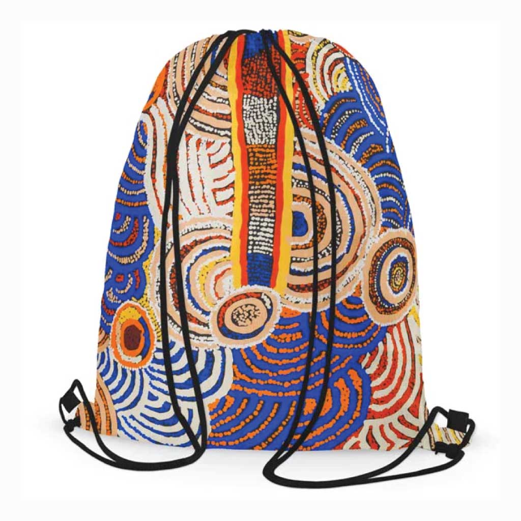 aboriginal-art-drawstring-bag-nora-davidson