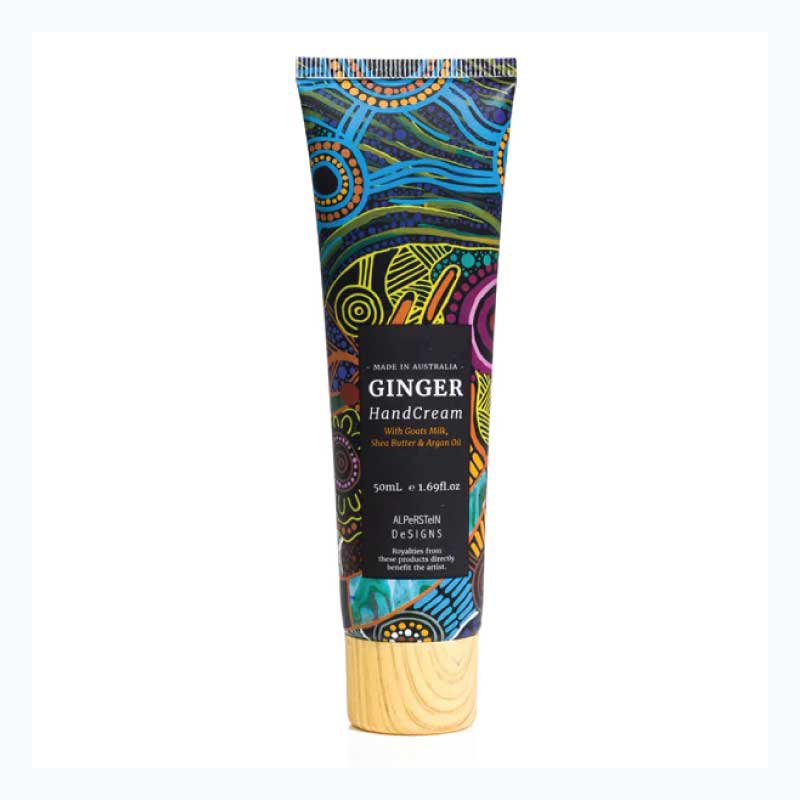 aboriginal-art-hand-cream-ginger