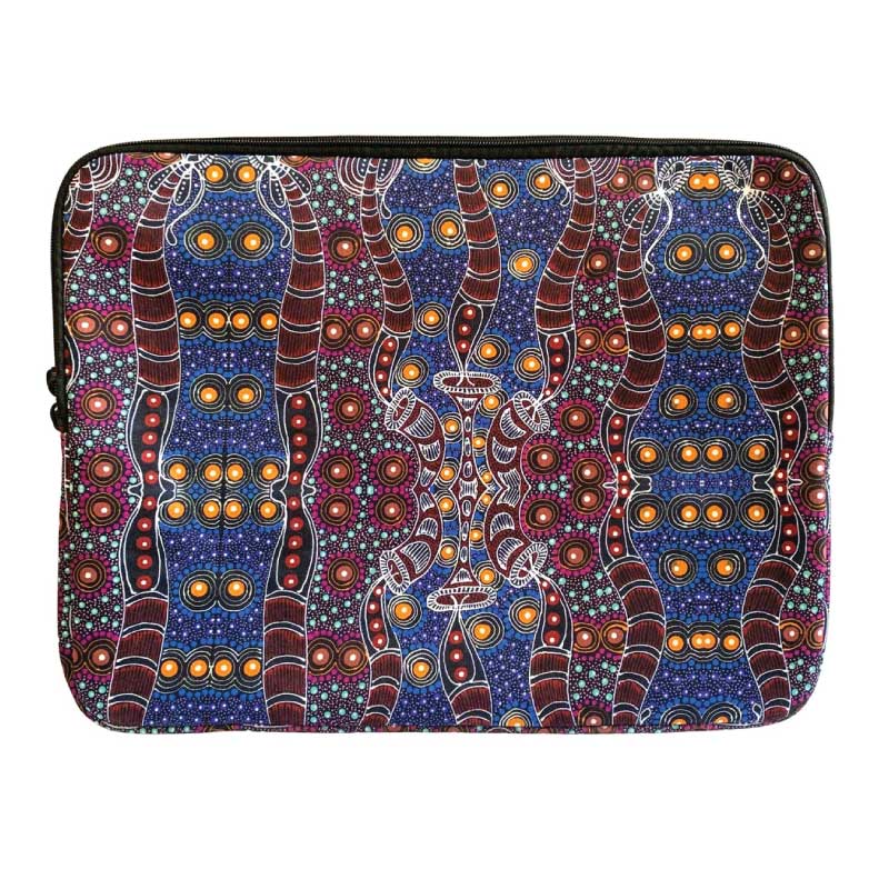 Aboriginal Art Laptop Sleeve - Colleen Wallace