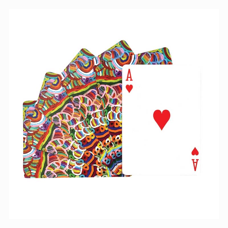 Aboriginal Art Playing Cards - Betty Mpetyane Club - My Mother's Story