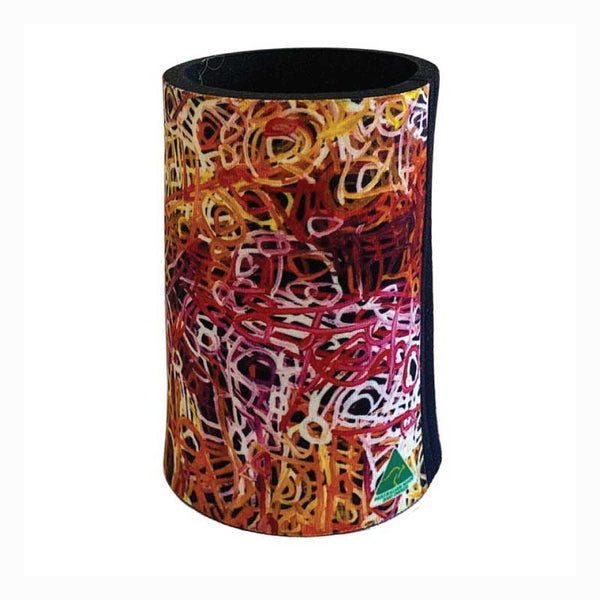 Aboriginal Art Stubby Holder - Charmaine Pwerle 2 | First Nations Gifts ...