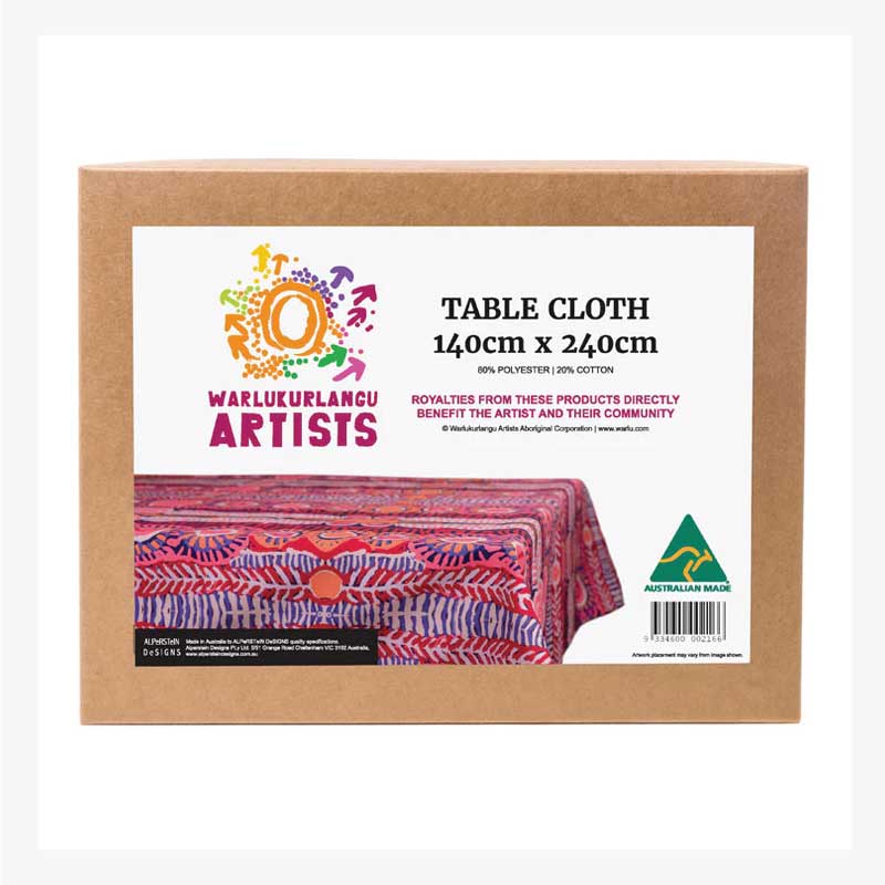 aboriginal art tablecloth murdie morris