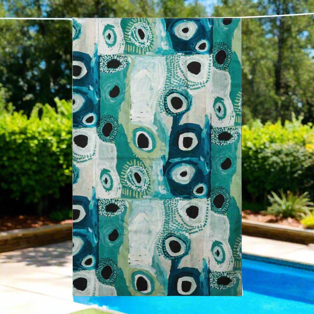 aboriginal-art-tea-towel-may-wokka-chapman