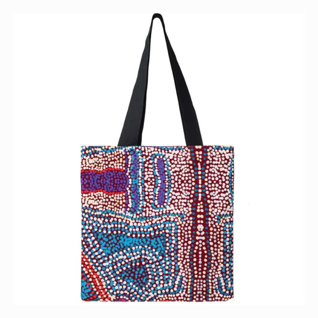 aboriginal art tote bag elaine lane