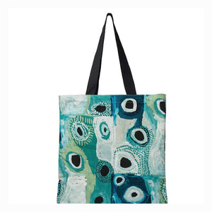 aboriginal art tote bag may wokka