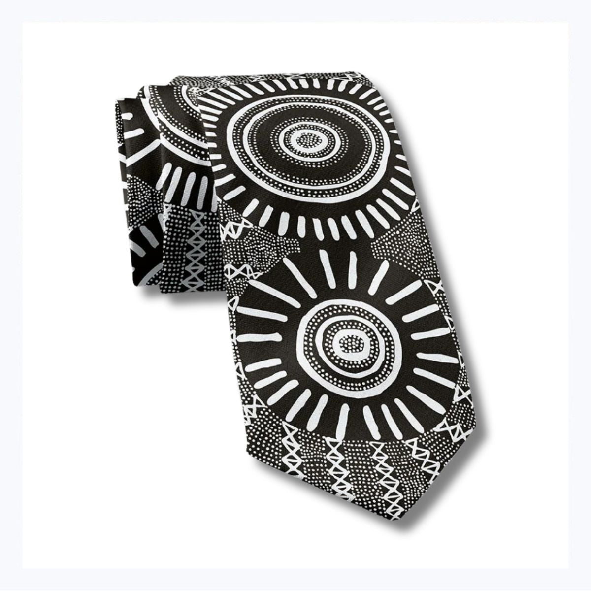 aboriginal silk tie Lidwina Tepomitari