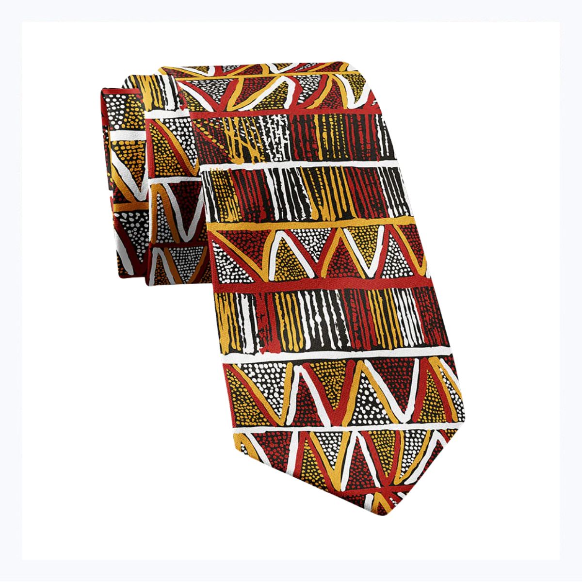 aboriginal silk tie citizenship gift australia