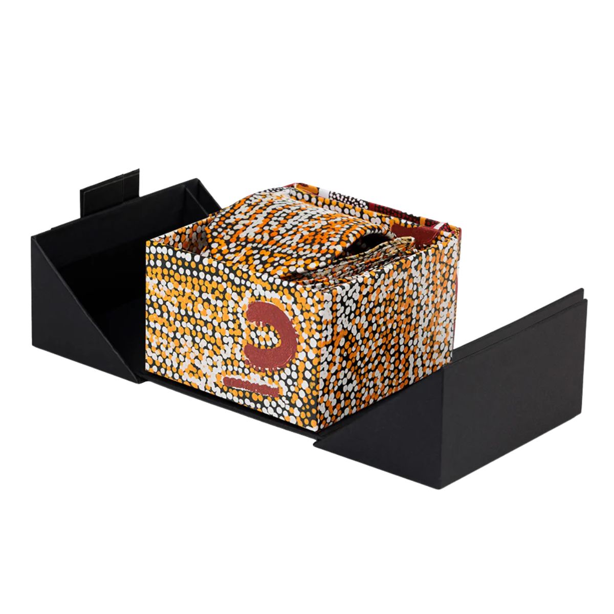 aboriginal silk tie elaine lane papulankutja artists
