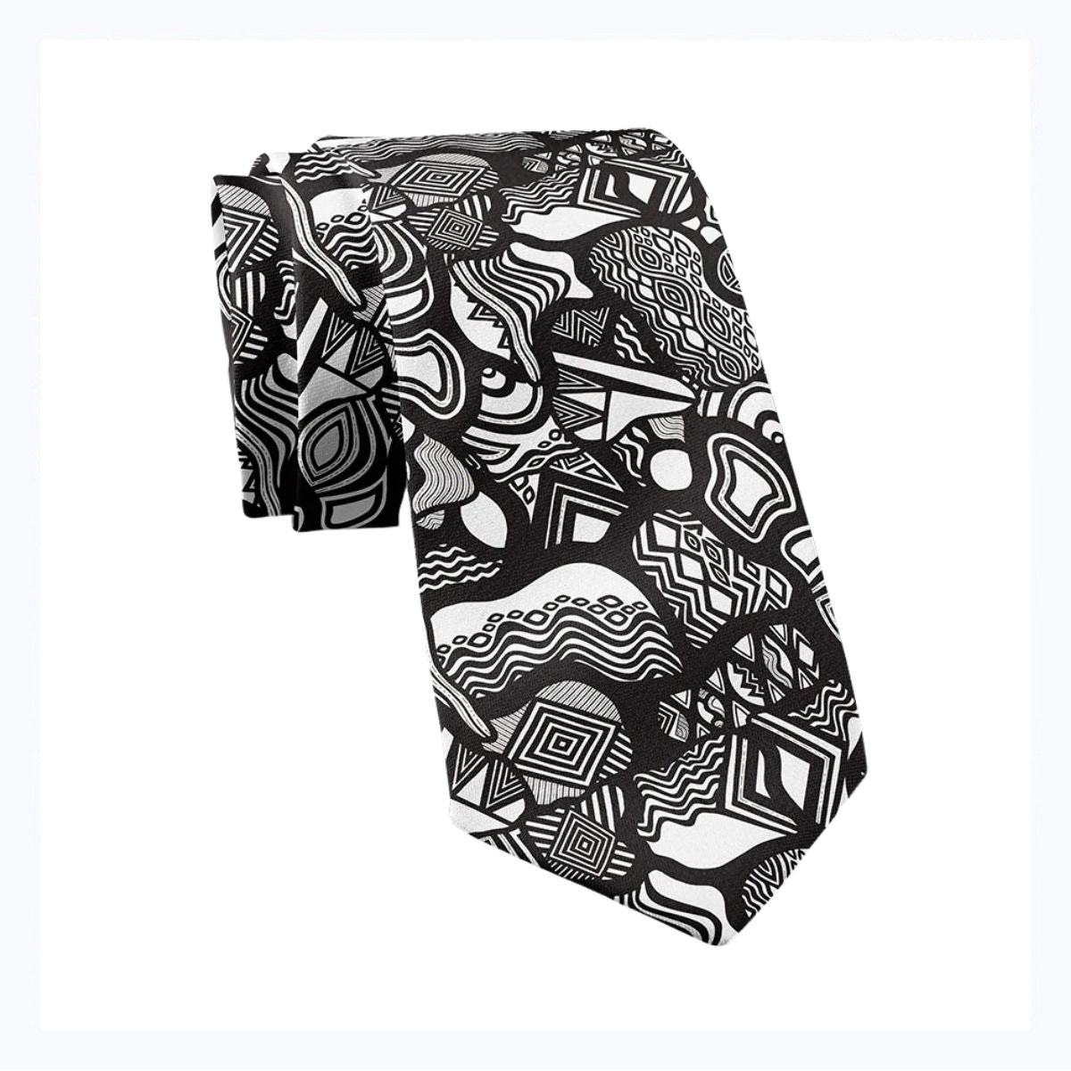 aboriginal silk tie